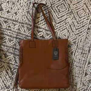 Vince Camuto Tan Leather Tote